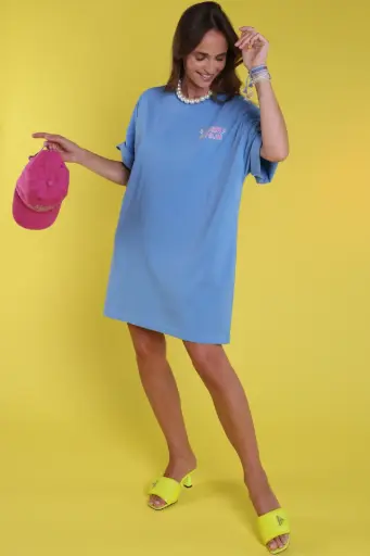 T-shirt dress blue Lovers Bay Club