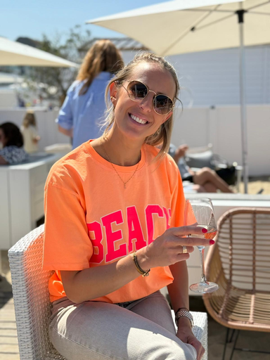 T-shirt Beach orange