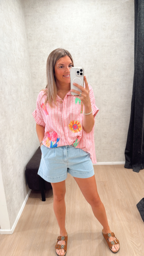 Chemise JIKA rose