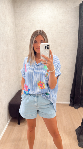 Chemise JIKA bleu