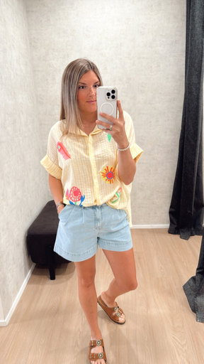 Chemise JIKA jaune