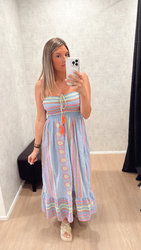 Robe Paula bleu 