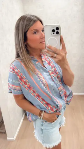 Blouse Clara bleu 