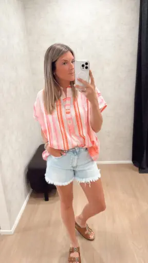 Blouse Clara rose 
