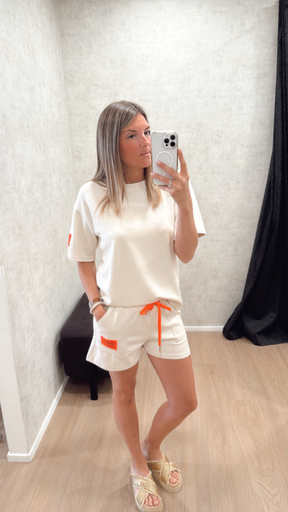 Ensemble Iris beige 