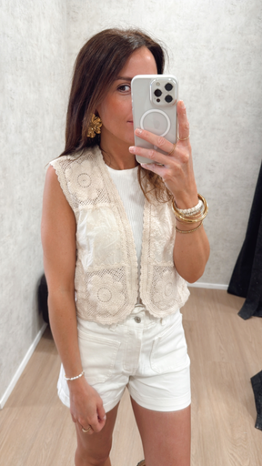 Gilet beige