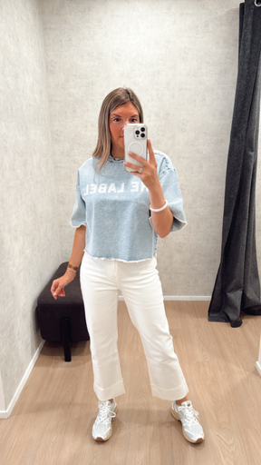 Blouse en jeans Alix
