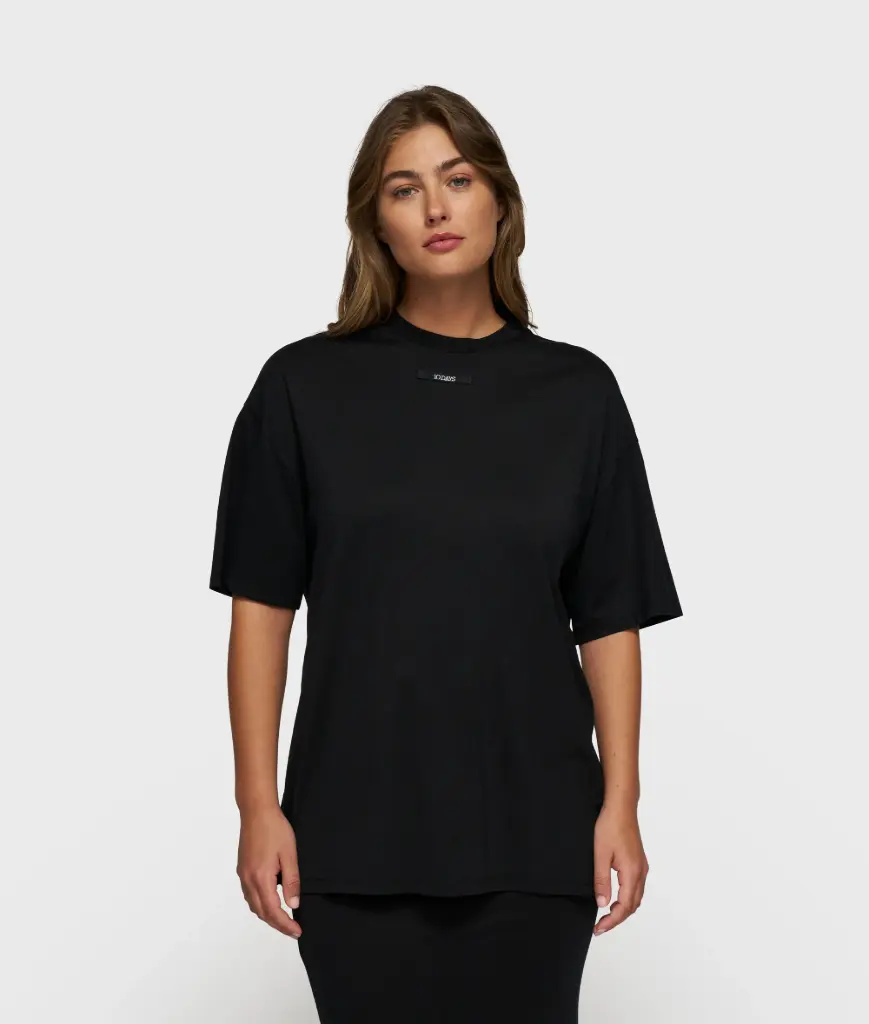 T-shirt oversize noir 10 Days 