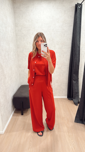 Cardigan Yaya rouge 