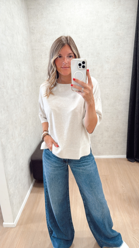 Pull beige clair beige 