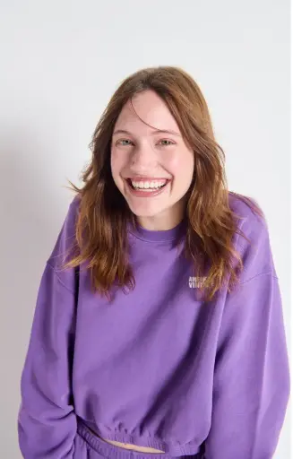 Sweat violet Américan Vintage 