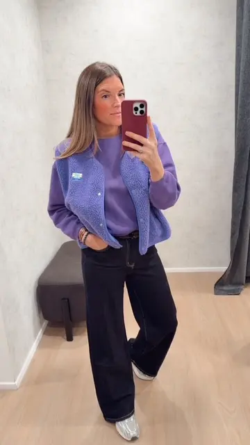 Veste Hoktown Violet Américan Vintage 
