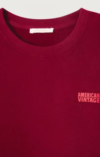 Sweat bordeaux Américan Vintage 
