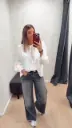 Blouse Roxane DES PETITS HAUTS blanc