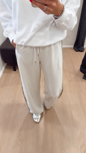 Jogger 10 Days blanc cassé