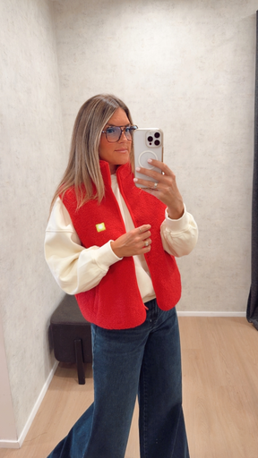 Veste NILA rouge