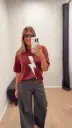 T-shirt ONE TEE Angie bordeaux 