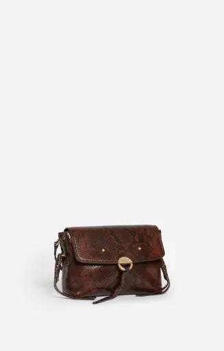 Sac python marron Vanessa Bruno