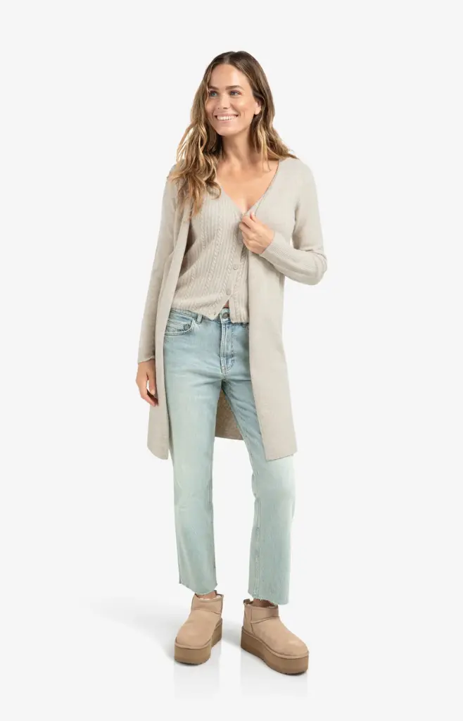 Cardigan long et court Yaya
