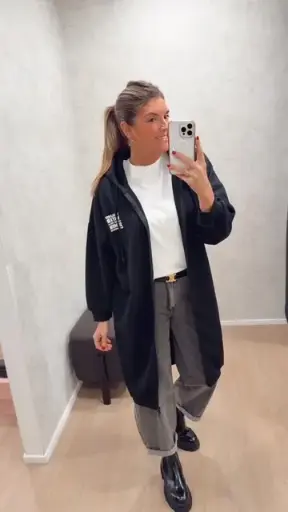 Long gilet black Penn&ink