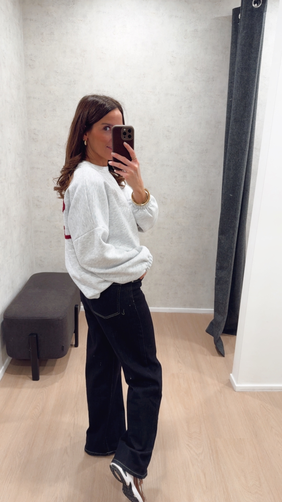 Jeans large brut 
