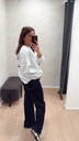 Jeans large brut 