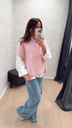 Pull LIKA rose clair