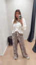 Chemise en satin écru ALIX
