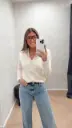 Gilet zip écru YAYA