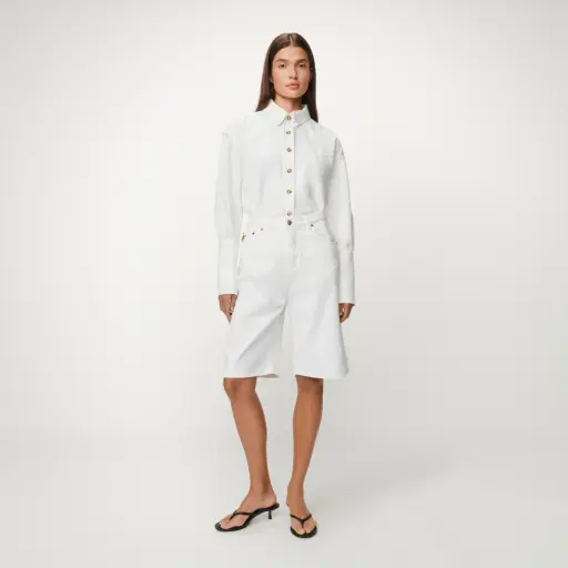 Short Camille Blanc Lois