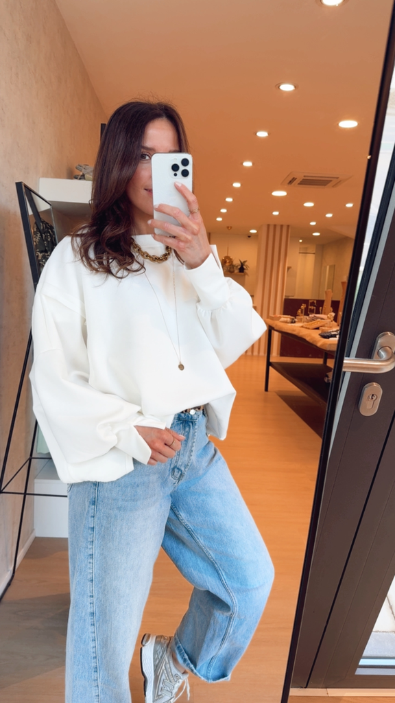 Sweat PAKO blanc
