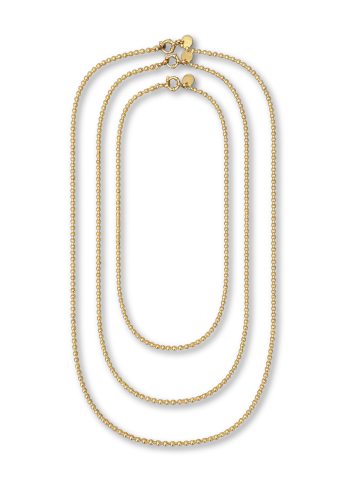 Collier Jeanine trio doré Bonnie Studios