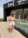 Chemise taupe Alix