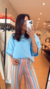 Blouse Rita bleu 