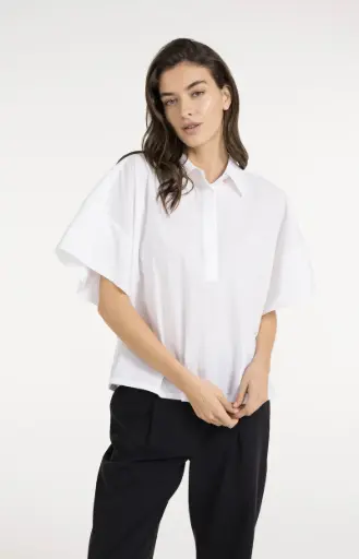 Blouse oversize blanche YAYA