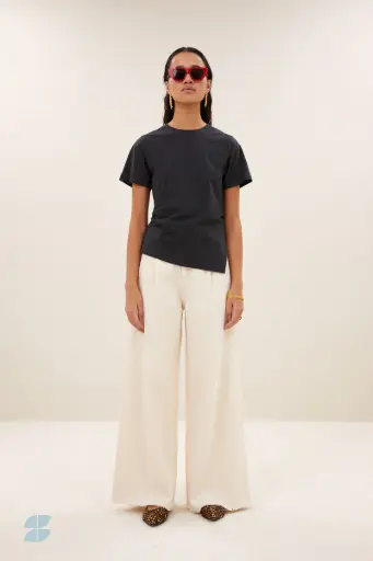 Pantalon beige clair By-Bar
