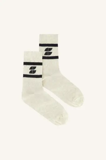 Chaussettes Gris-Noir By-Bar